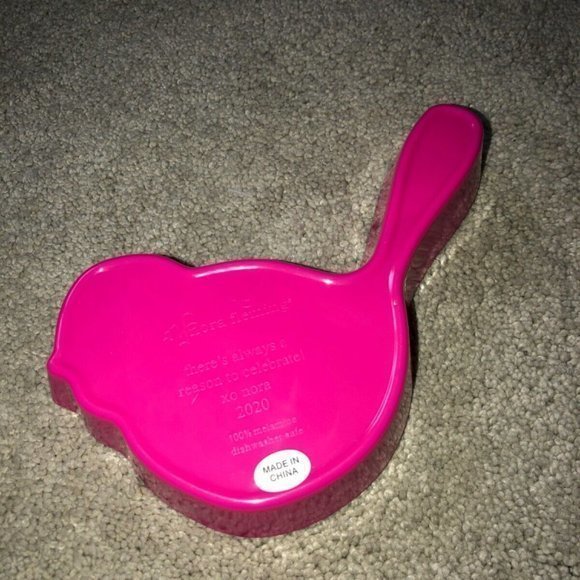 Nora Fleming Melamine Pink Bird Birdie Dish  2020 Limited Edition - Picture 2 of 8